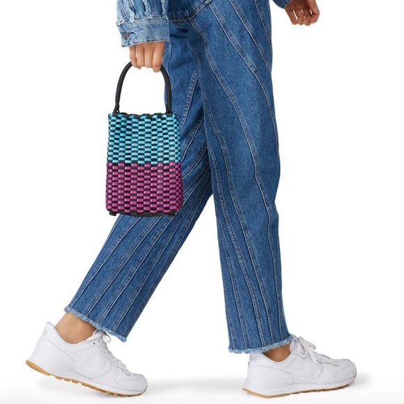 Truss Handbags - LIKE NEW truss small woven top handle bag